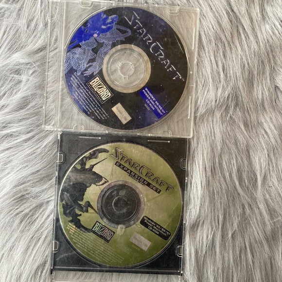 StarCraft & Expansion Set: Brood War PC Game Discs Only Gaming Vintage Y2K - Picture 1 of 5